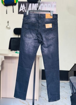 Amdoora Midnight Black Vintage American Eagle Slim Fit Jeans 4