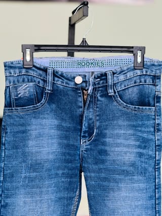 Amdoora Light Blue Classic Washed Slim Fit Jeans 2