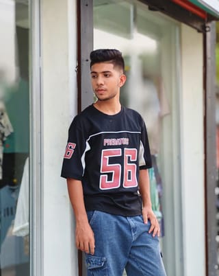 Amdoora Predators 56 Black Sports Jersey T-Shirt 2