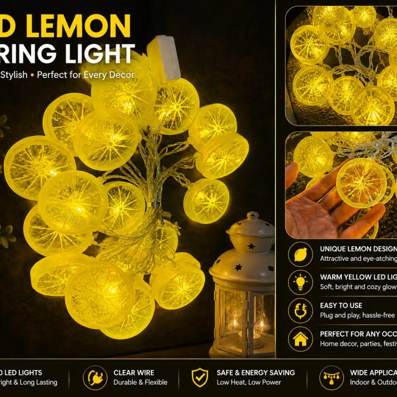 LED Lemon Slice String Light 2M