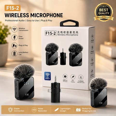 F11-2 Dual Wireless Microphone Set