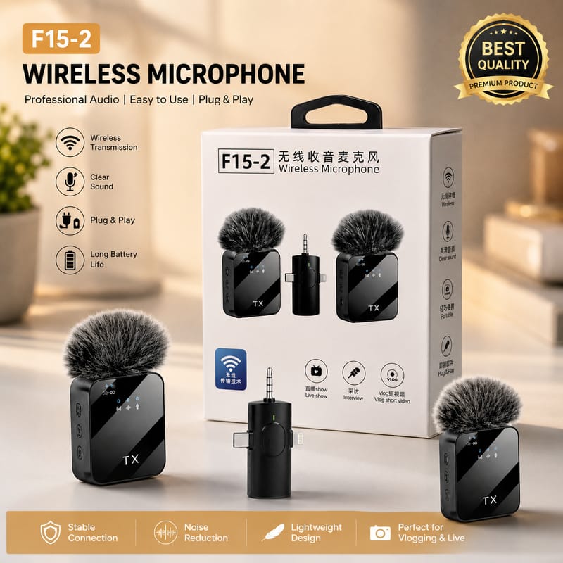 F11-2 Dual Wireless Microphone Set