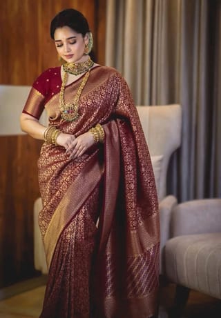 Royal Elegance Benaroshi Katan Saree 3