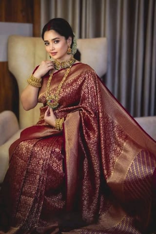 Royal Elegance Benaroshi Katan Saree 4