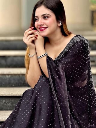 Georgette Sharee with Blouse Piece 2