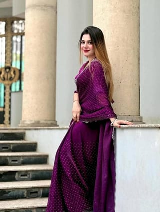 Georgette Sharee with Blouse Piece 4