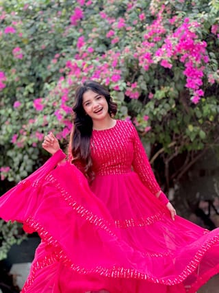 ​ডিজাইনার জর্জেট গাউন টু-পিস (গাউন ও ওড়না) 2