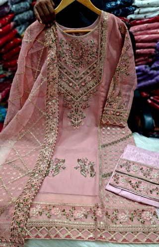 Sada Bahar Tissue Embroidery Collection - Elegant Pakistani Design 3
