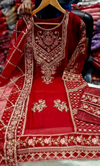 Sada Bahar Tissue Embroidery Collection - Elegant Pakistani Design 5