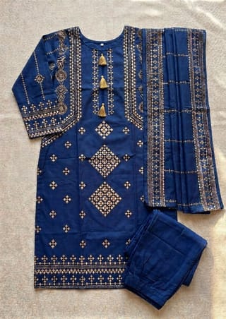 Arong Cotton Ready-Made Three Piece | Premium Cotton Salwar Kameez for Women 4