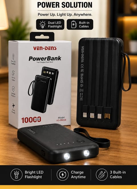 VEN-DENS 10000mAh Power Bank