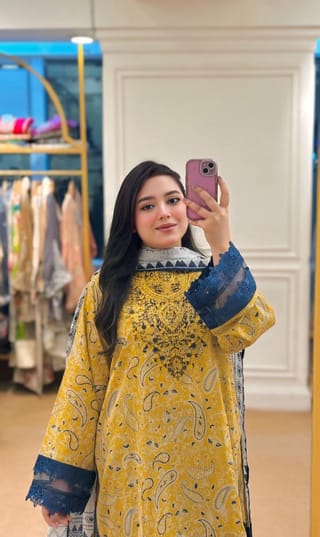 👗𝐃𝐢𝐠𝐢𝐭𝐚𝐥 𝐏𝐫𝐢𝐧𝐭𝐞𝐝 3 𝐏𝐢𝐞𝐜𝐞𝐬👗​𝐅𝐚𝐛𝐫𝐢𝐜 :  China Microstich *With Lase Work* Smooth (𝐊𝐚𝐦𝐢𝐣 + 𝐏𝐚𝐧𝐭 ) 2