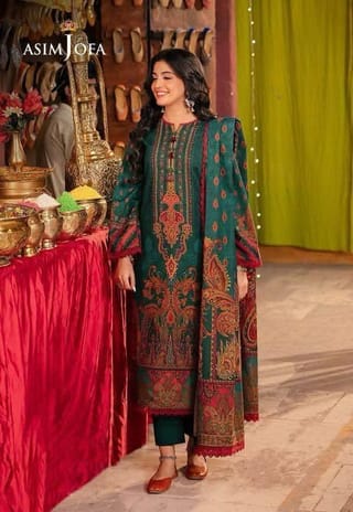 👗𝐃𝐢𝐠𝐢𝐭𝐚𝐥 𝐏𝐫𝐢𝐧𝐭𝐞𝐝 3 𝐏𝐢𝐞𝐜𝐞𝐬👗​𝐅𝐚𝐛𝐫𝐢𝐜 :  China Microstich *With Lase Work* Smooth (𝐊𝐚𝐦𝐢𝐣 + 𝐏𝐚𝐧𝐭 ) 2