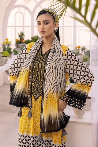 👗𝐃𝐢𝐠𝐢𝐭𝐚𝐥 𝐏𝐫𝐢𝐧𝐭𝐞𝐝 3 𝐏𝐢𝐞𝐜𝐞𝐬👗​𝐅𝐚𝐛𝐫𝐢𝐜 :  China Microstich *With Lase Work* Smooth (𝐊𝐚𝐦𝐢𝐣 + 𝐏𝐚𝐧𝐭 ) 1