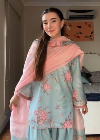 👗𝐃𝐢𝐠𝐢𝐭𝐚𝐥 𝐏𝐫𝐢𝐧𝐭𝐞𝐝 3 𝐏𝐢𝐞𝐜𝐞𝐬👗​𝐅𝐚𝐛𝐫𝐢𝐜 :  China Microstich *With Lase Work* Smooth (𝐊𝐚𝐦𝐢𝐣 + 𝐏𝐚𝐧𝐭 ) 1