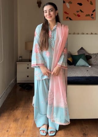 👗𝐃𝐢𝐠𝐢𝐭𝐚𝐥 𝐏𝐫𝐢𝐧𝐭𝐞𝐝 3 𝐏𝐢𝐞𝐜𝐞𝐬👗​𝐅𝐚𝐛𝐫𝐢𝐜 :  China Microstich *With Lase Work* Smooth (𝐊𝐚𝐦𝐢𝐣 + 𝐏𝐚𝐧𝐭 ) 2