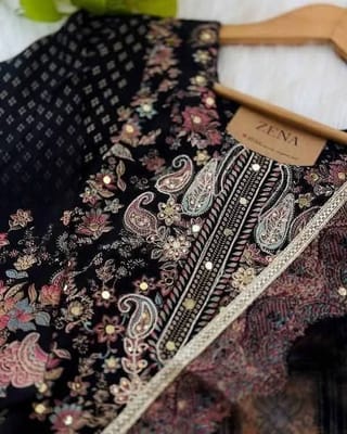👗𝐃𝐢𝐠𝐢𝐭𝐚𝐥 𝐏𝐫𝐢𝐧𝐭𝐞𝐝 3 𝐏𝐢𝐞𝐜𝐞𝐬👗 **With Ari And Doller Work ** ​𝐅𝐚𝐛𝐫𝐢𝐜 :  China MicrostichSmooth (𝐊𝐚𝐦𝐢𝐣 ) 4