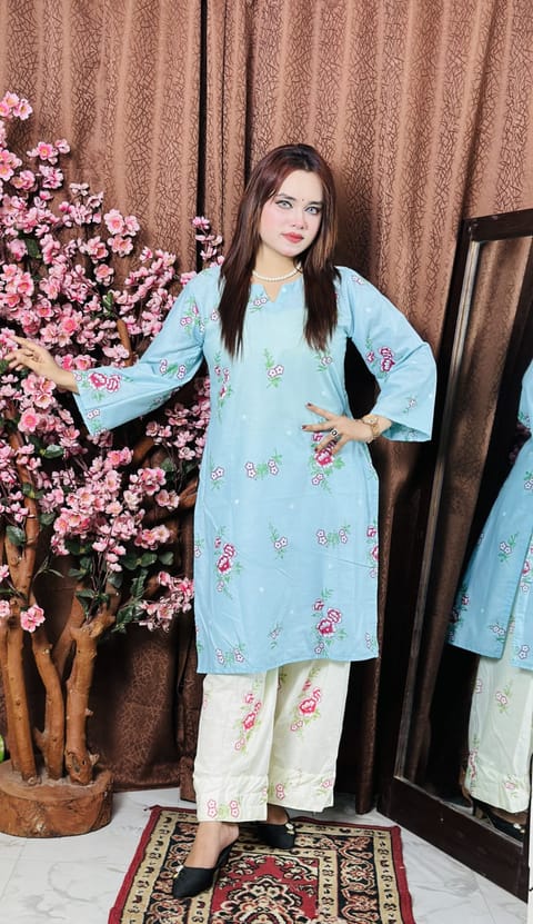 পোশাকের ধরন: ২-পিস কো-অর্ড সেট (Co-ord Set)