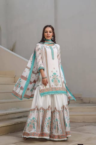 ♦️গরমের আরাম  পিওরকটন পকেট কুর্তি থ্রি পিস ♦️ 2