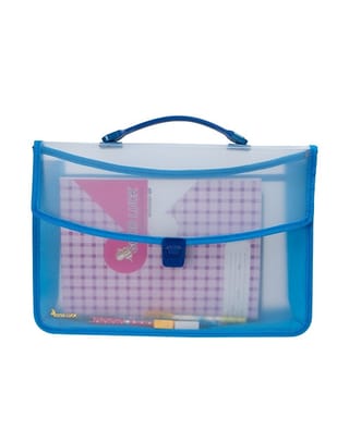 Good Luck Exam Bag File with Handle-Double Layer Documents Carrier for Office & School 2