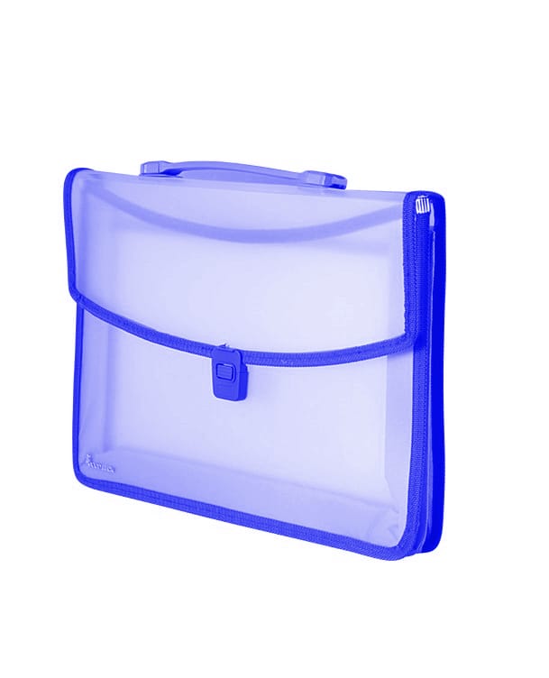 Good Luck Exam Bag File with Handle-Double Layer Documents Carrier for Office & School