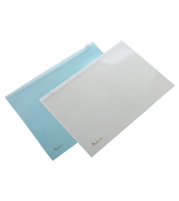 Good Luck Zipper File Bag-Transparent Documents Carrier File