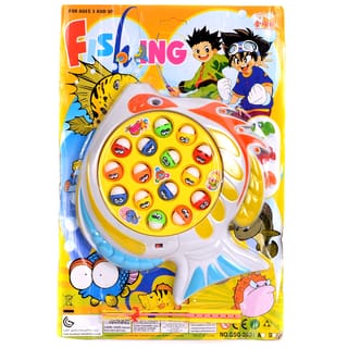 Funny Fishing Board Game Toy for Kids with Music (15 Fish)-মাছ খেলনা 4