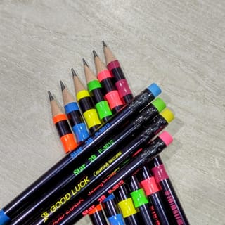 Good Luck Star Pencil-12 Pcs 1Box 2B Pencil 2
