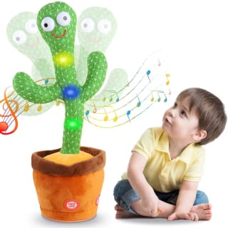 Dancing Talking Cactus Toy- Wriggle Singing Mimicking Toy- Repeat What You Say,Sing,Dance,Recording with LED Light 4