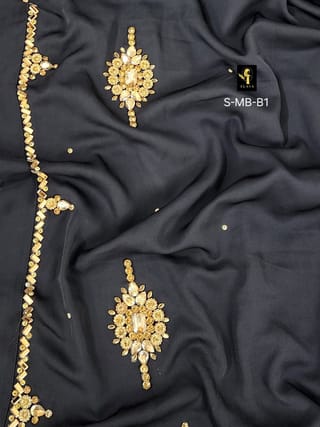 Malabis Short Cape Abaya (Black) 5