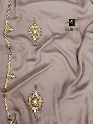 Malabis Short Cape Abaya (Beaver Brown) 5