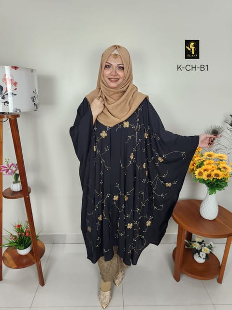 Charulota Abaya (Black)