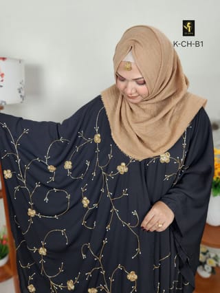 Charulota Abaya (Black) 2