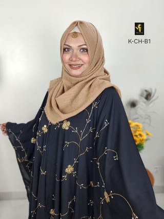 Charulota Abaya (Black) 4