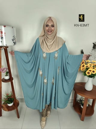 Abaya-E-Nazah (Mint Turquoise) 3