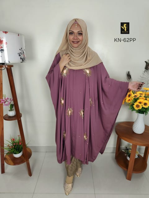 Abaya-E-Nazah(Plum Purple)