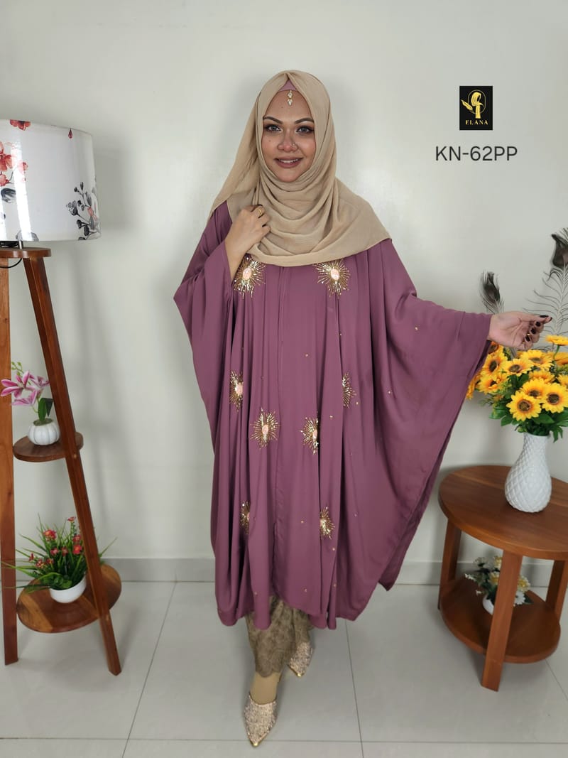 Abaya-E-Nazah(Plum Purple)