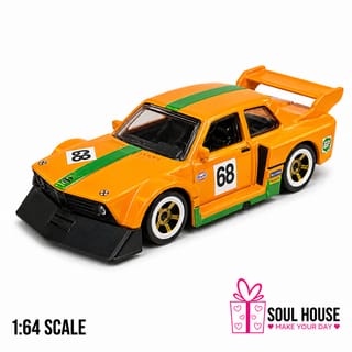 BMW 320 Hot Wheels Chinese 1:64 Diecast Car | Orange | Collectible Model 1