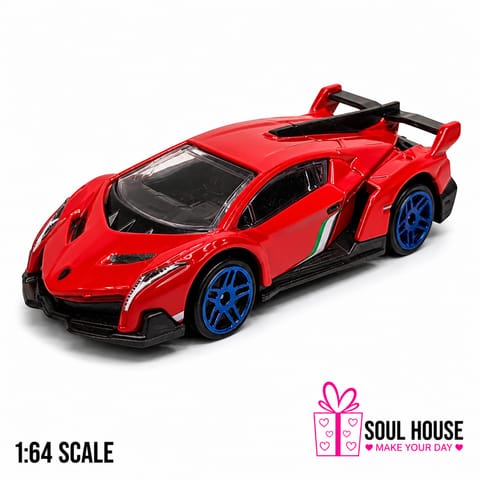 Lamborghini Veneno Hot Wheels Chinese 1:64 Diecast Car | Red | Collectible Model