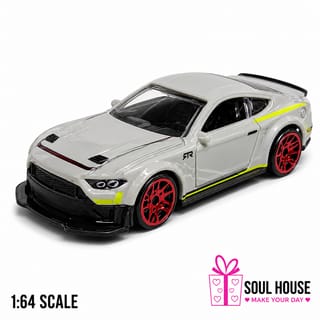 Ford Mustang GTD Chinese 1:64 Diecast Car | Silver | Collectible Model 1