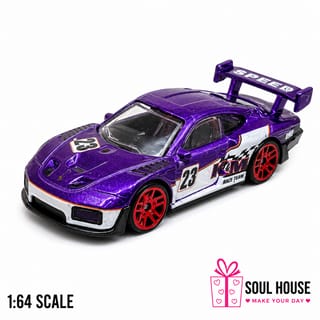 Porsche 935 Purple Chinese 1:64 Diecast Car | Collectible Model 1