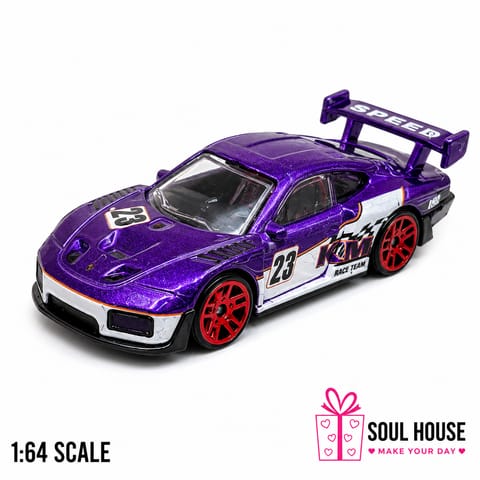 Porsche 935 Purple Chinese 1:64 Diecast Car | Collectible Model