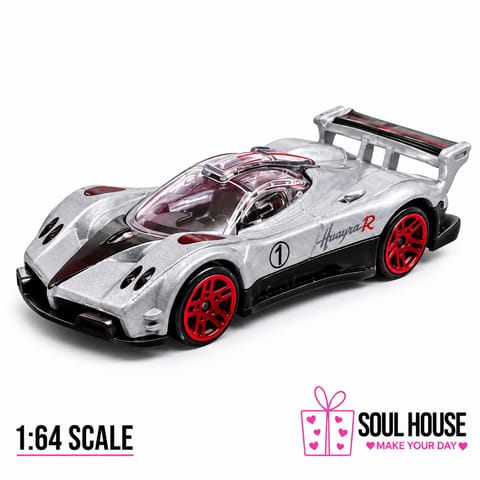 Pagani Zonda R Chinese 1:64 Diecast Car | White | Collectible Model