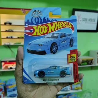 '96 Nissan 180SX Chinese 1:64 Diecast Car | Blue | Collectible Model 3