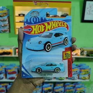 Porsche 911 GT3 RS Chinese 1:64 Diecast Car | Light Blue | Collectible Model 3