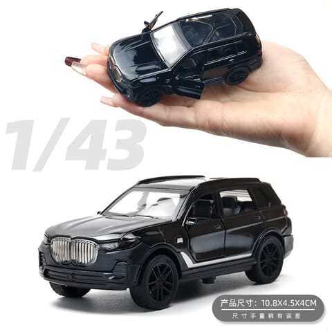 BMW X7 1:43 Scale Model SUV with Opening Doors