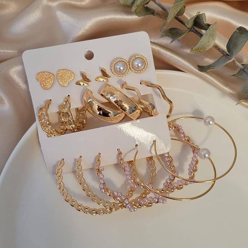 9 pairs Earring Set
