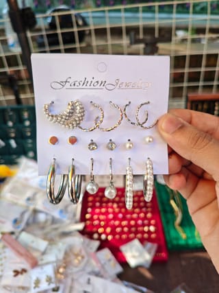 9 pairs silver 1