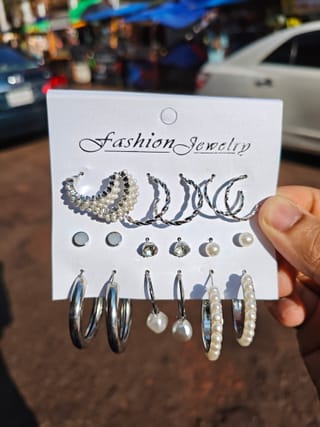 9 pairs silver 2