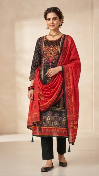 Kar Chupi Boutique Unstitched Three Piece 2